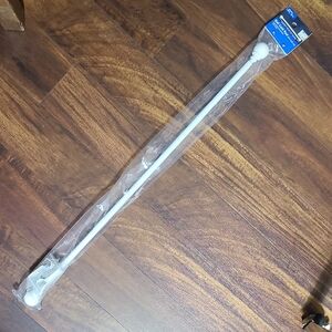White Adjustable Tension Rod
